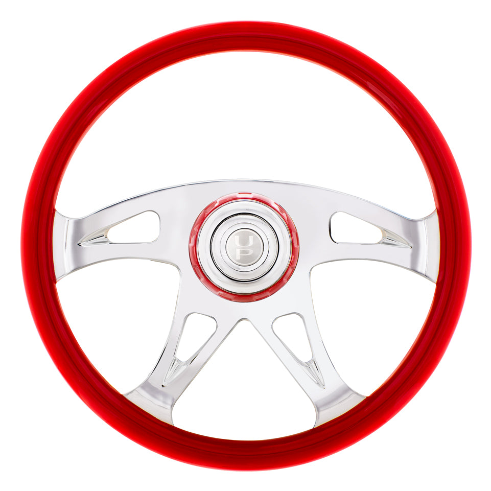 18" "Boss" Steering Wheel with Color Matching Horn Bezel