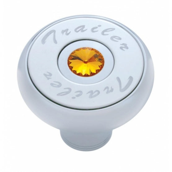 Engraved Deluxe Air Valve Knob with Crystal