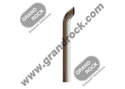 6" Chrome Turn Out 60" Straight Bottom