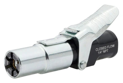 LOCKNFLATE® LOCKING AIR CHUCK STRAIGHT CLOSED PORT