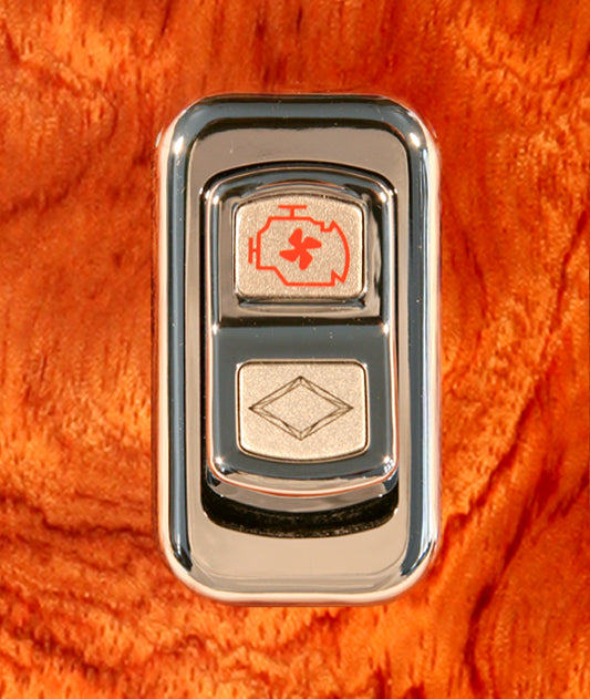 Peterbilt 06+ Rocker Switch Cover LED Engine Fan