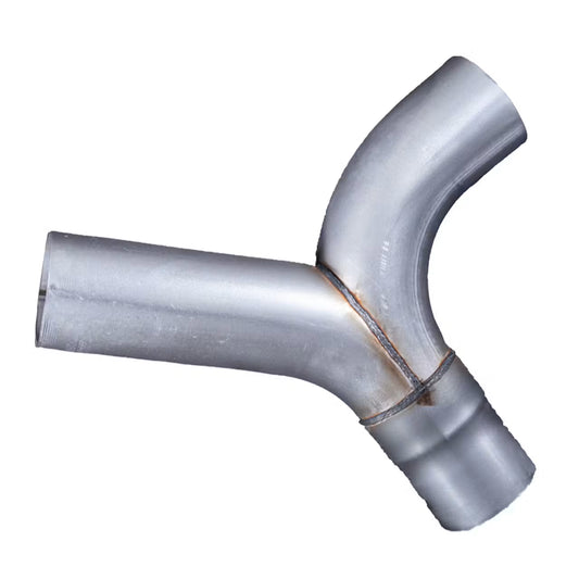 Kenworth 5" 2 Bend OD/ OD/ OD Y-Pipe- Aluminized