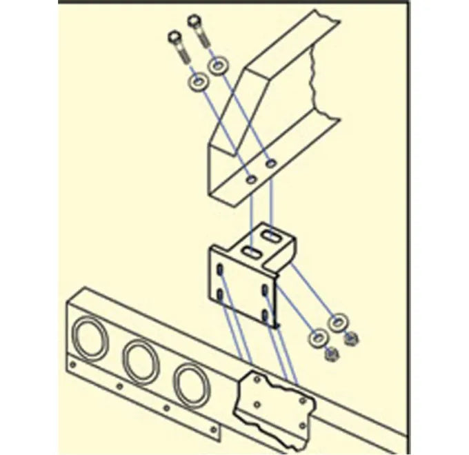 Mount Kit Under Frame Rear Bar