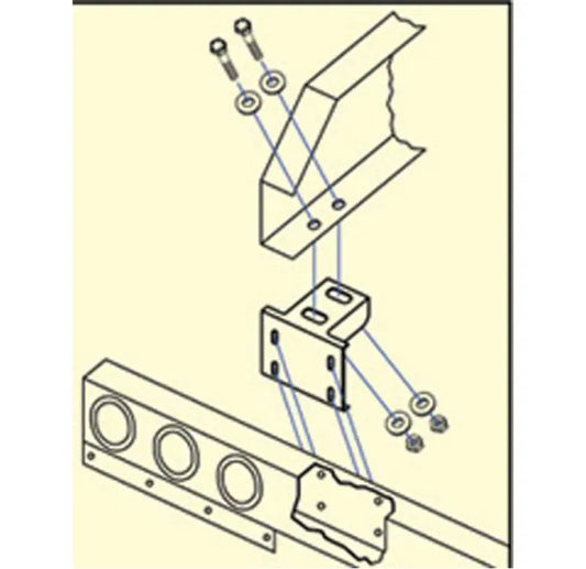 Mount Kit Under Frame Rear Bar