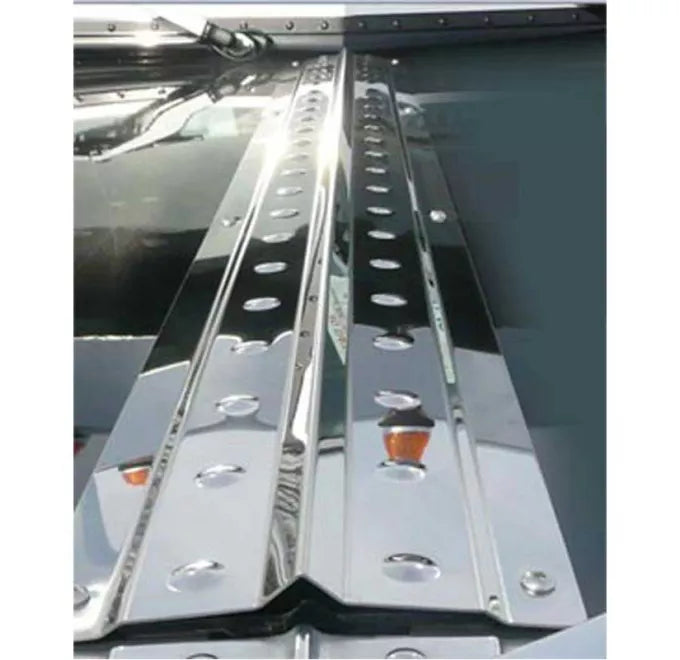 Peterbilt 389 Wide Hood Trim W/Dimples