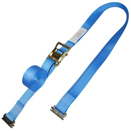 Ratchet Strap 2” X 20’ E-Track Fittings Both Ends 4,400 lbs.