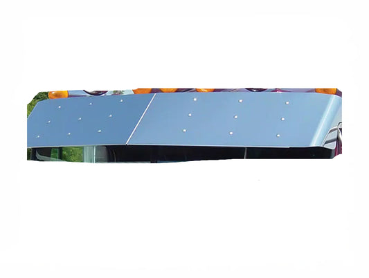 Kenworth 600/T800/W900B/W900L - 13" Flat Glass Visor - Blank -
