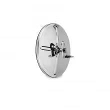 8-1/2" Center Mount Convex Mirror Stainless Steel