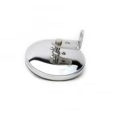6" Center Mount Convex Stainless Steel