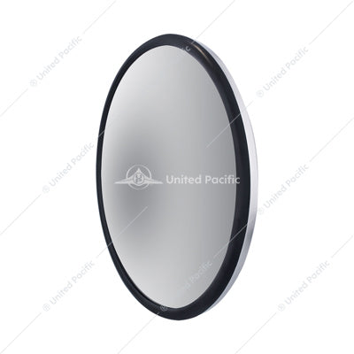 7-1/2" 430 Stainless Steel 320R Convex Mirror - Centered Mounting Stud