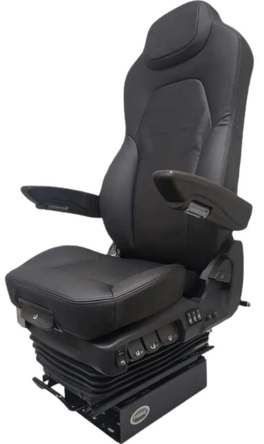 600 Series All Black Genuine Leather