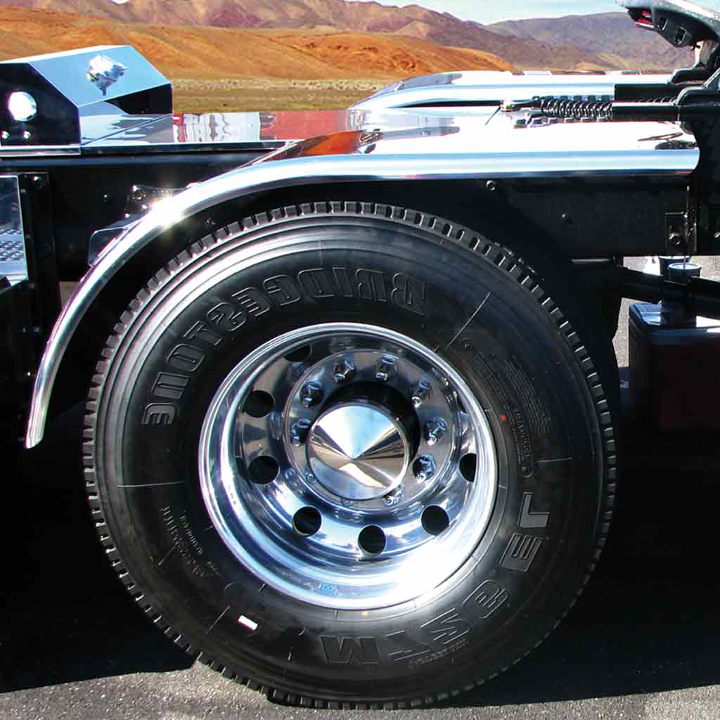 66" HALF FENDER 25''X41'' SMOOTH SURFACE SS430-14GA