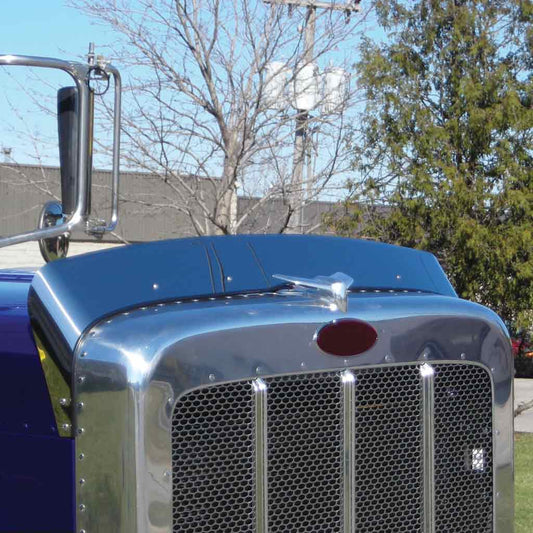 Peterbilt 389 Stainless Steel Bug Shield