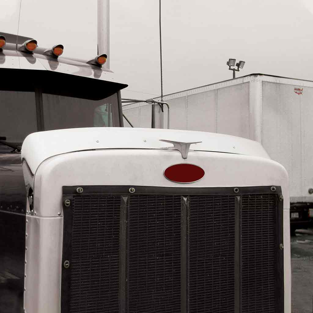 Stainless Steel Bug Deflector 379 Short Hood