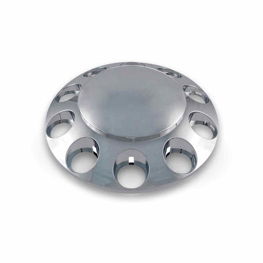 Front Axle Cover with Replacement Hubcap – Dome Hubcap | Chrome ABS Plastic - NO LUG NUTS