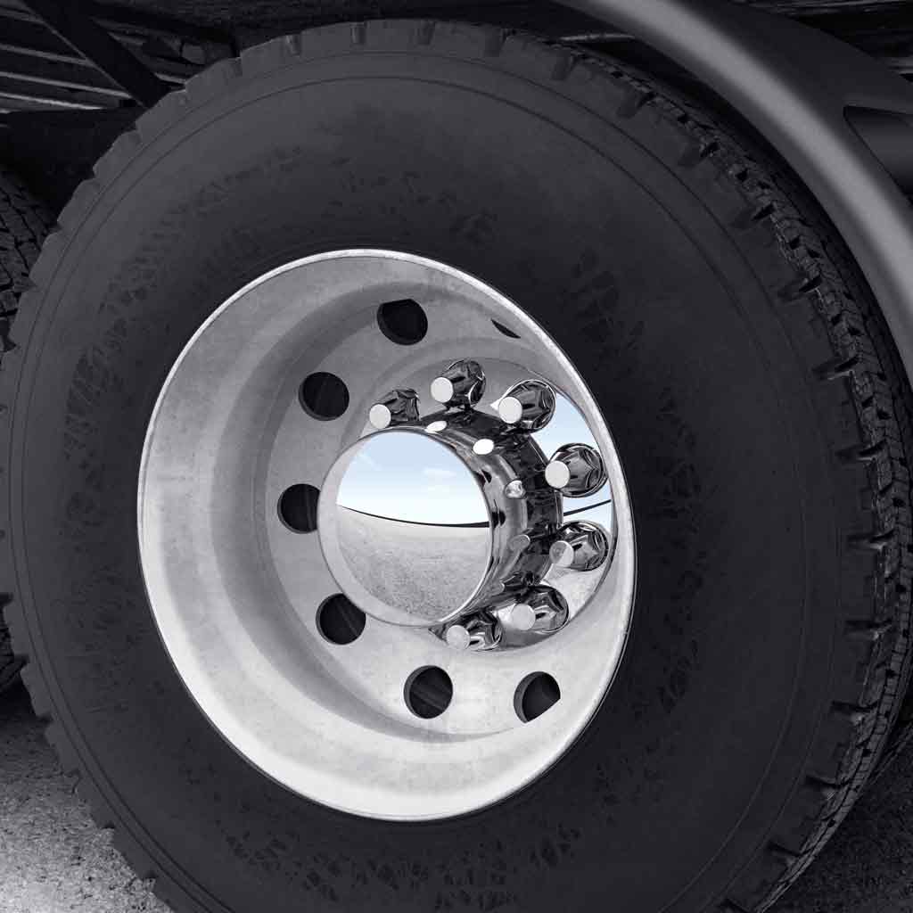 33 mm. Push On Nut Covers Rear Axle Cover Kit with Removable Hubcap