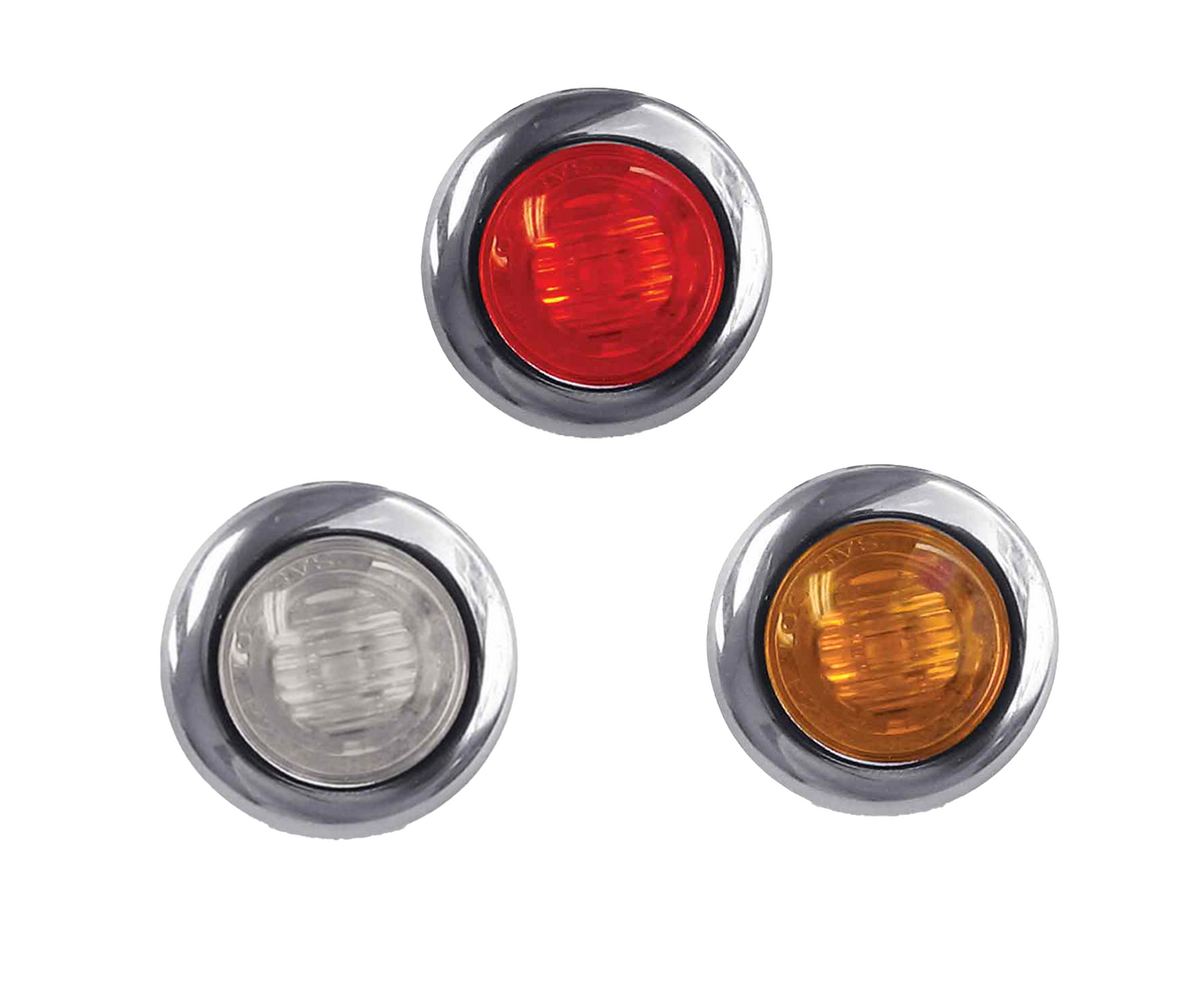 3/4" Round Marker LED Light - 3 Diodes