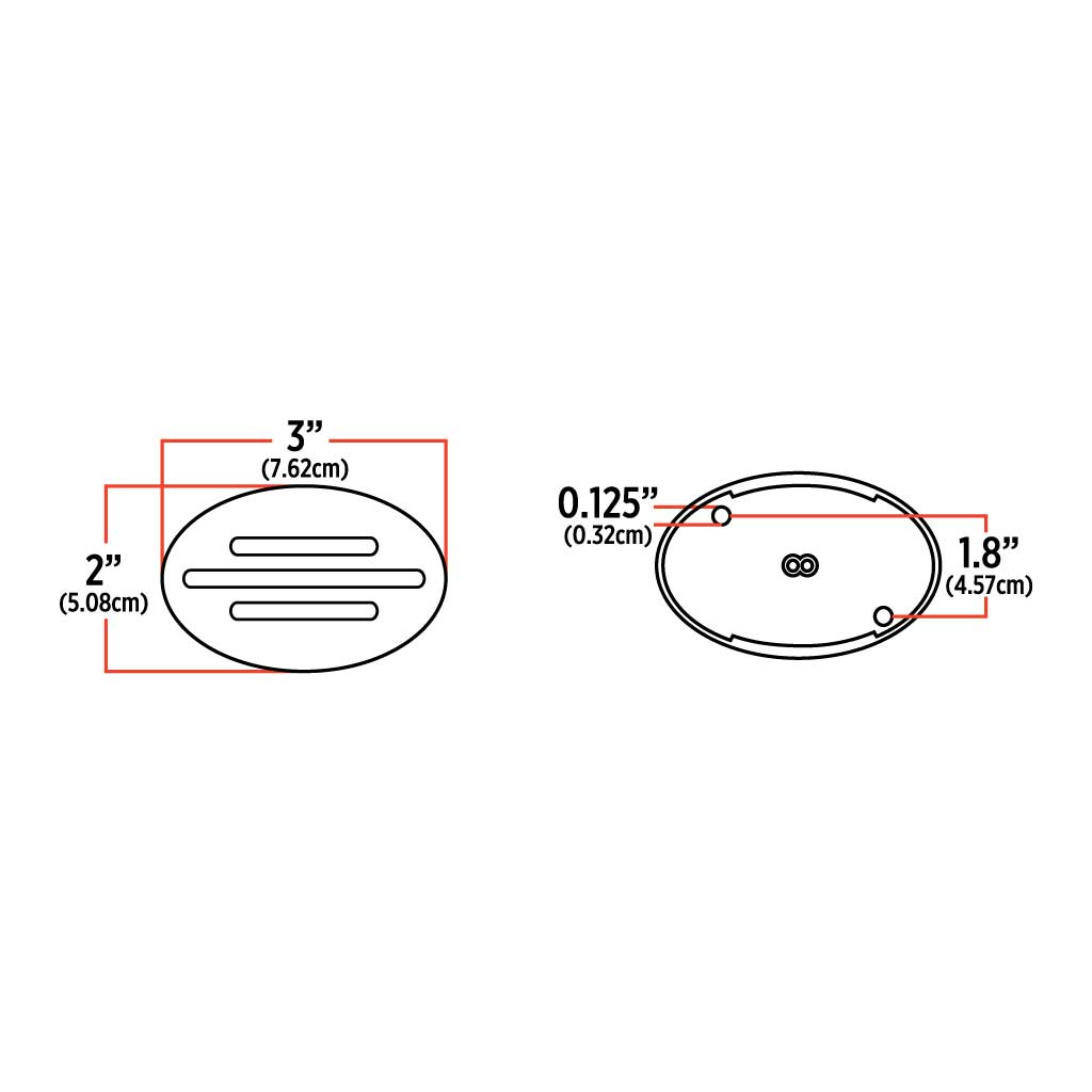 Generation 2 Amber Clear Dual Function Marker Light