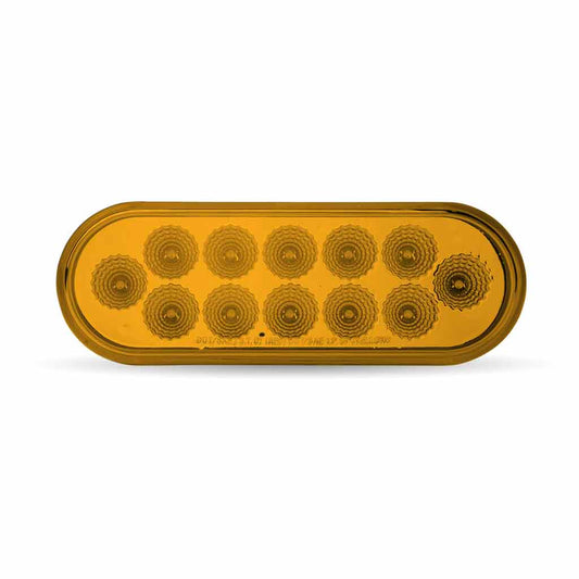 6" Oval Standard Turn Signal LED Light - 12 Diodes