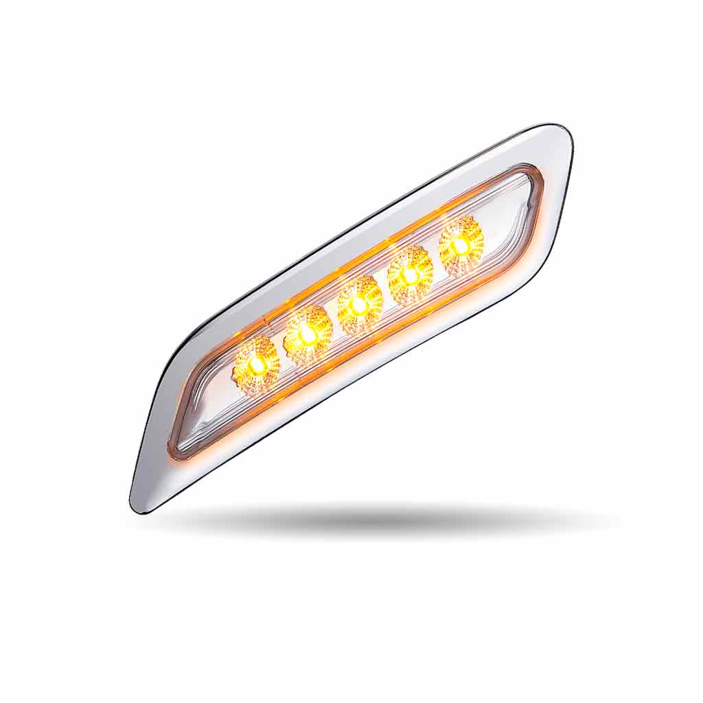 Peterbilt Amber Turn & Marker LED Door Light Conversion Kit – 5 Diodes | Driver or Passenger Side