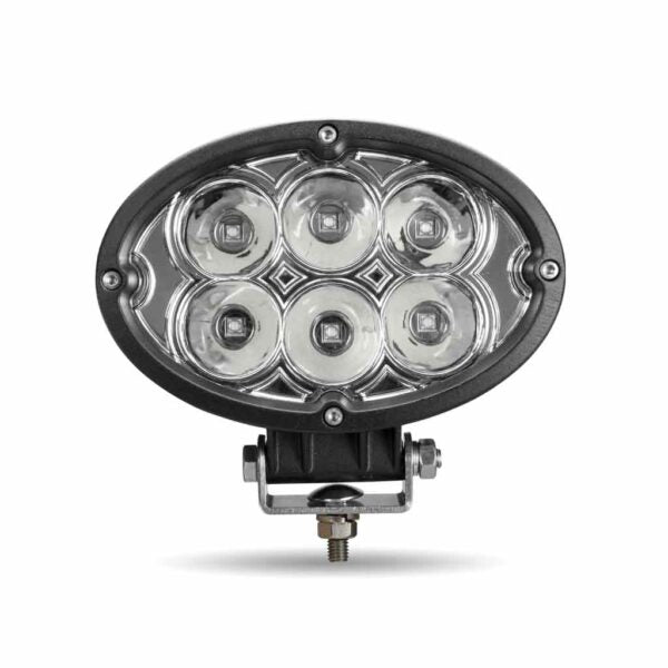 6" Oval High Powered LED Work Light with Spot Beam