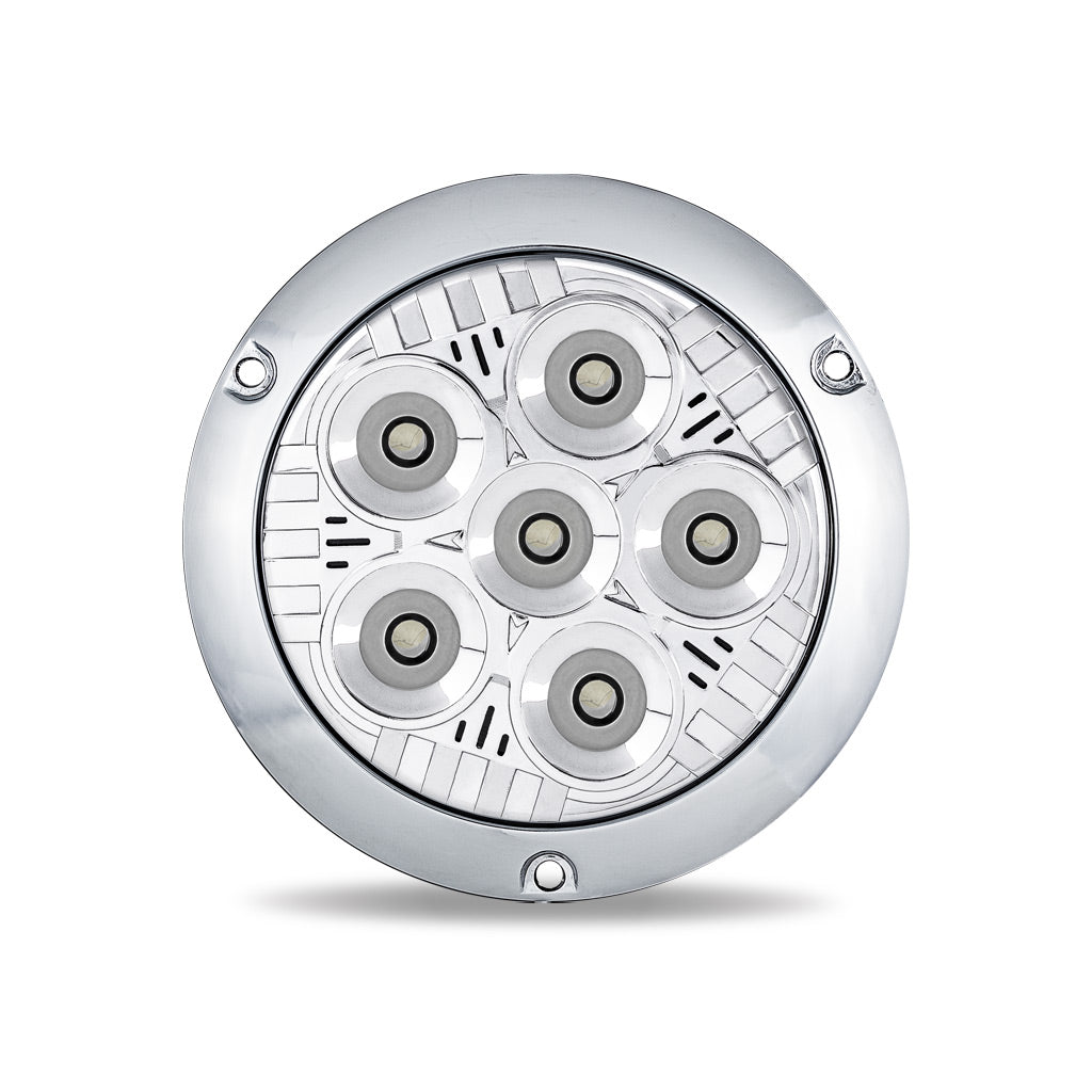 4" Round Legacy Series Flange Mount LED Work Light with Spot Beam