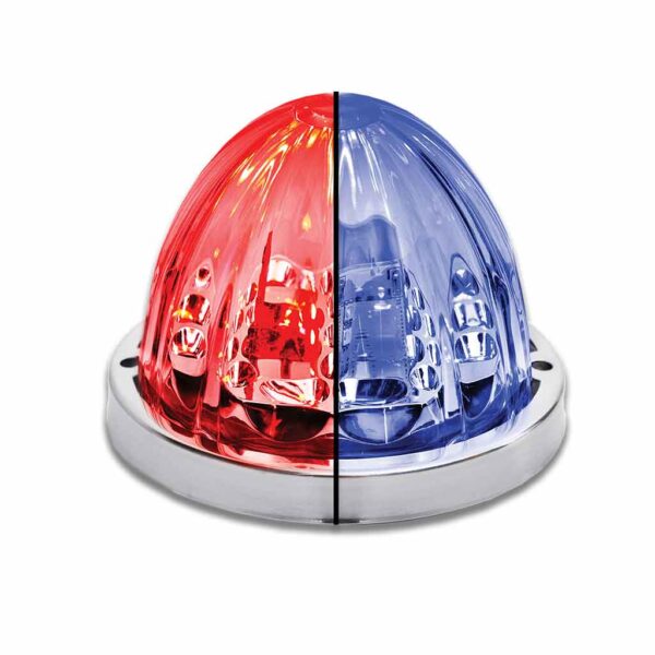 Star Burst Series Dual Revolution Watermelon Red LED Turn Signal And Marker Light