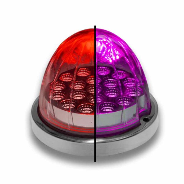 Watermelon Red Dual Revolution Clearance LED Light - 19 Diodes