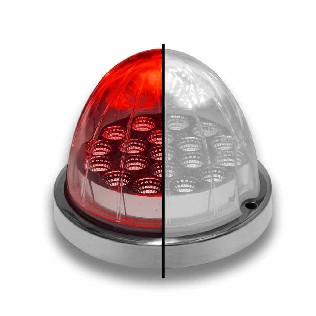 Watermelon Red Dual Revolution Clearance LED Light - 19 Diodes