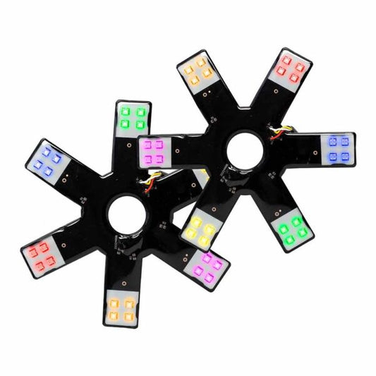 8" Star Multi-Colored Breather LED Light Kit for Donaldson/Vortox Air Cleaners