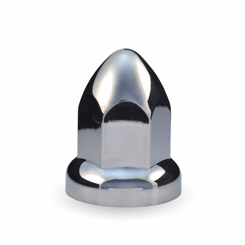 60Pc 33mm Chrome Lugnut Cover with Flange