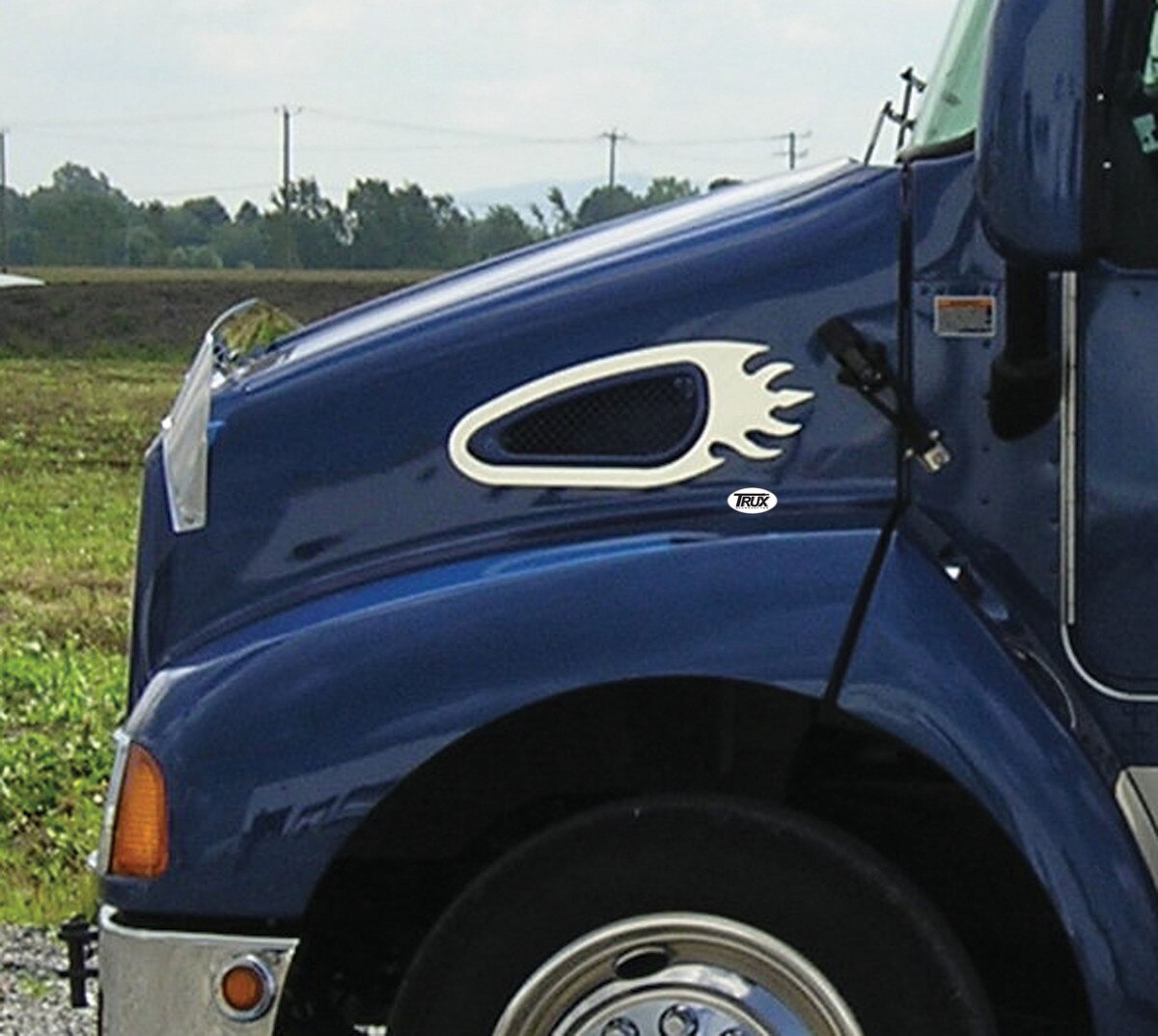 Kenworth T300 2005-2007 Air Intake Trim Flame