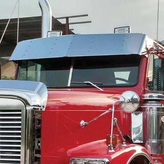 15″ OEM Freightliner Classic Classic XL FLD 112 FLD 120 - Sun Visor (1991+) – Door Mounted Mirrors | Blank