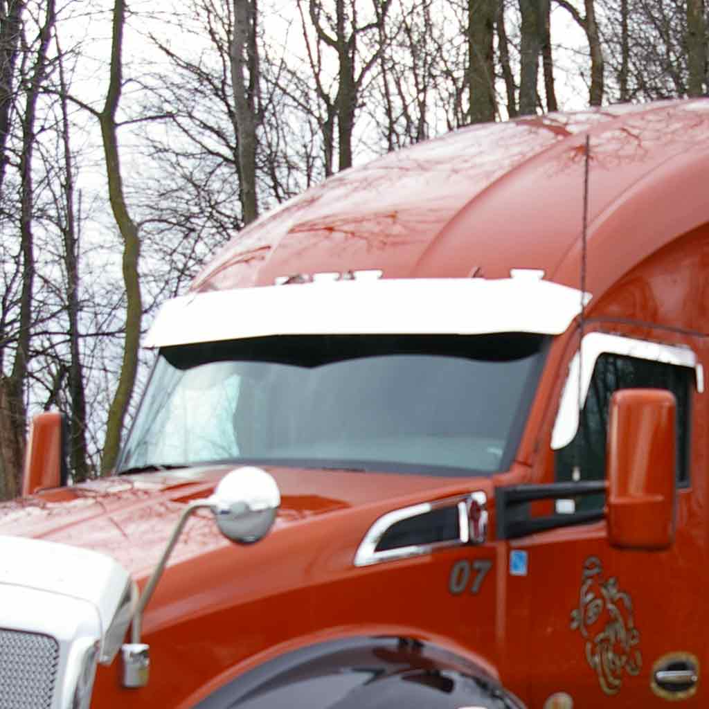 Kenworth T680 T880 8.5″ High Roof Sun Visor (All Years) – Blank