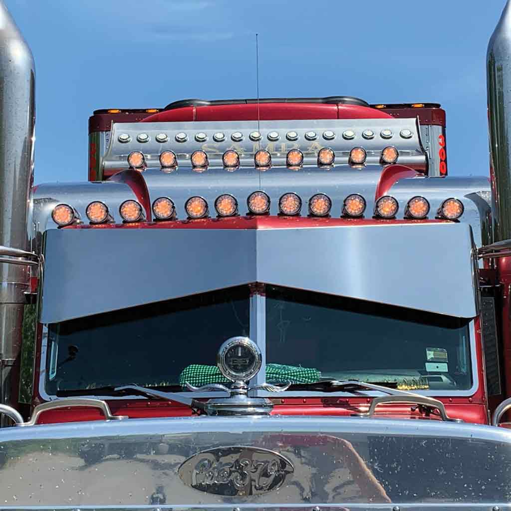 Peterbilt 14″ High and Low Roof Sun Visor – Bowtie (multiple)