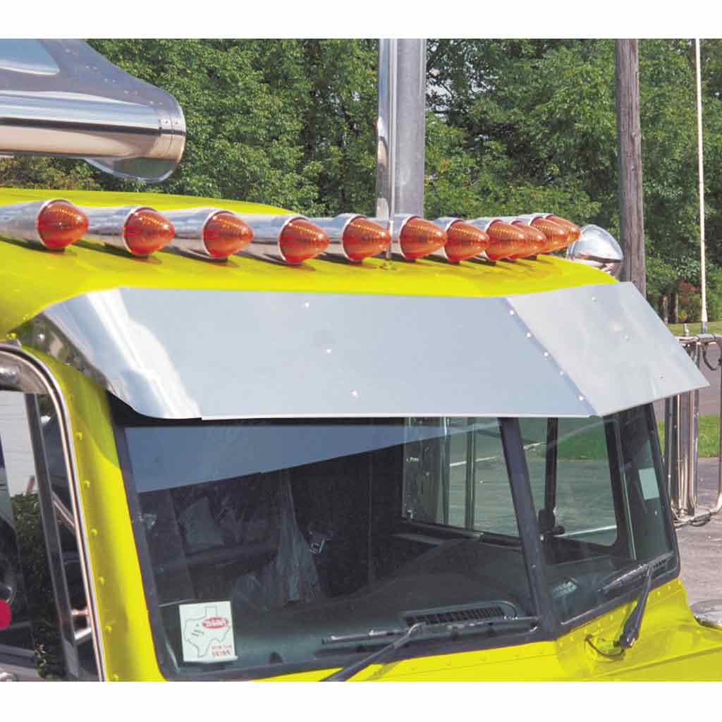 15" Peterbilt Low Roof Sun Visor (2005+) – V Shaped