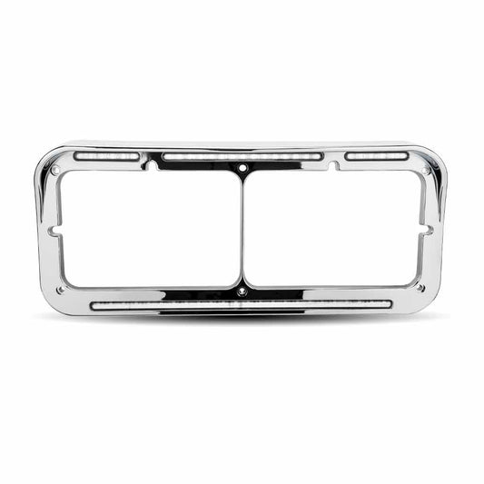 Flatline Headlight Bezel White