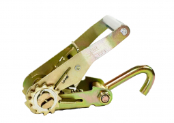 2" Easy Release SPIN FREE Heavy Duty Long Wide Handle Ratchet With Tube Hook (12,000 lbs)