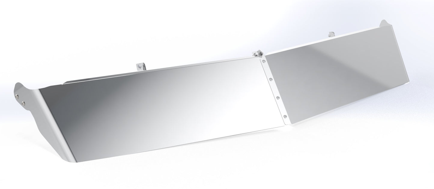11" Kenworth Drop Visor 1988-2005 Flat Glass Windshield