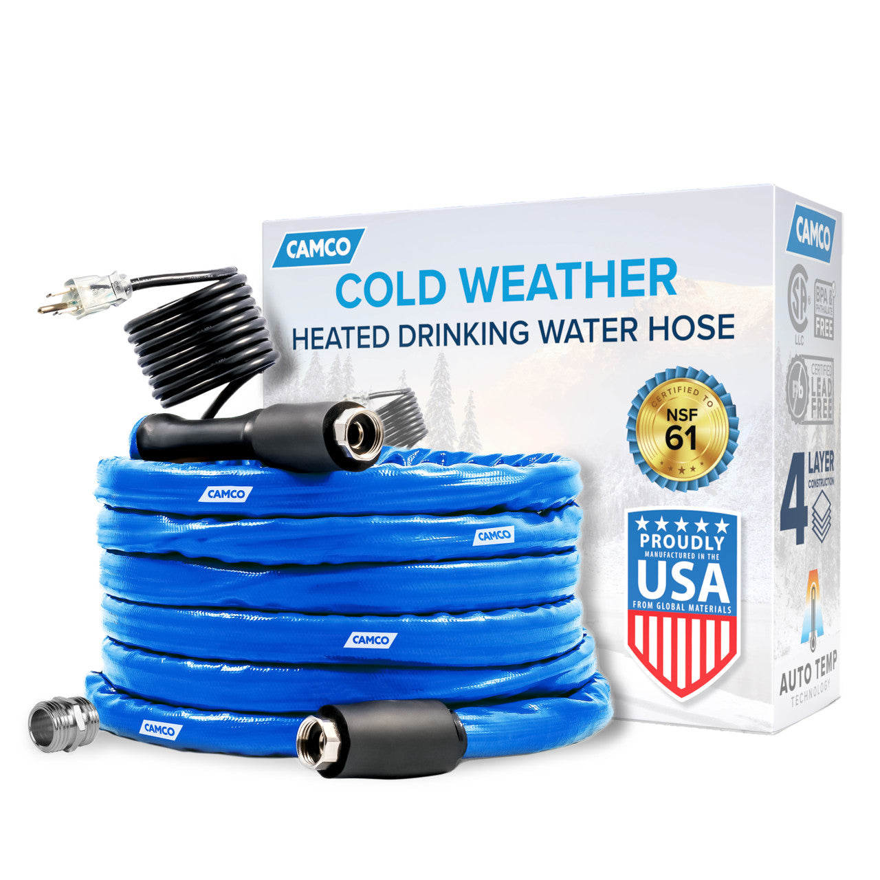 25' Tastepure Premium Drinking Water Hose - Heated