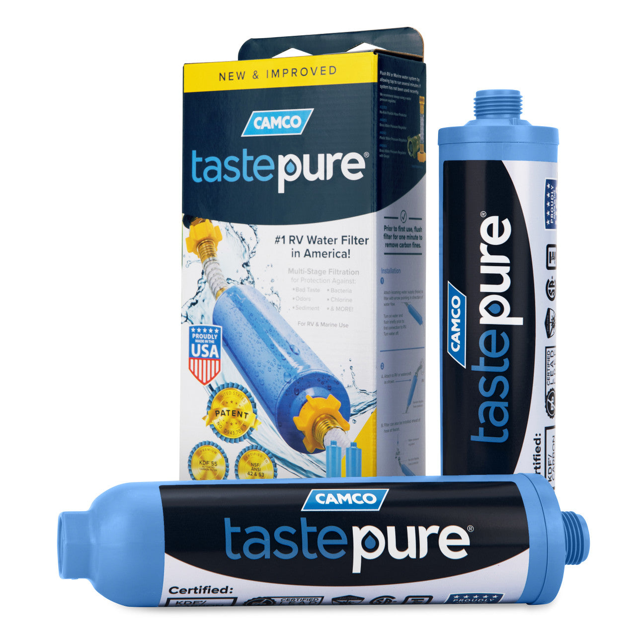 TastePURE RV Inline Water Filter - 2 Pack