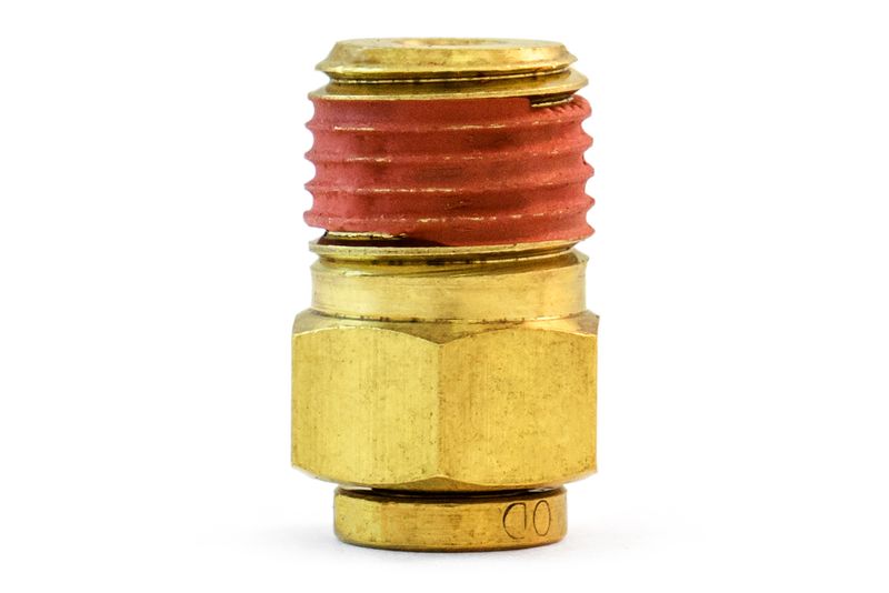 Push Lock Male Connector, 3/16