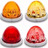 Star Burst Series Watermelon LED Turn Signal And Marker Light