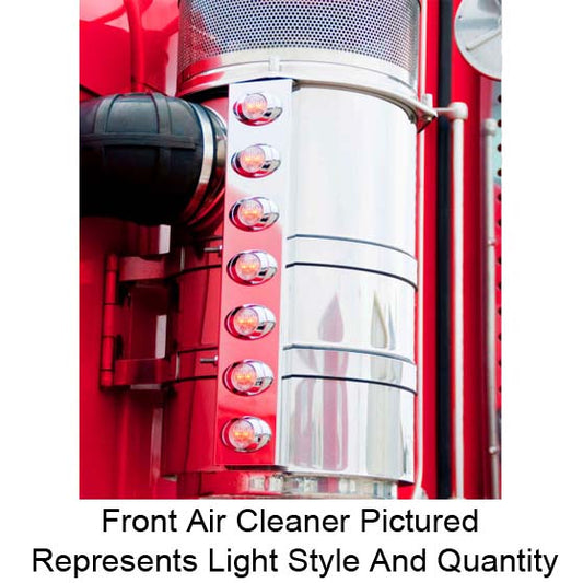 15" Kenworth Rear Air Cleaner Breather With 7 P3  Clear Lights