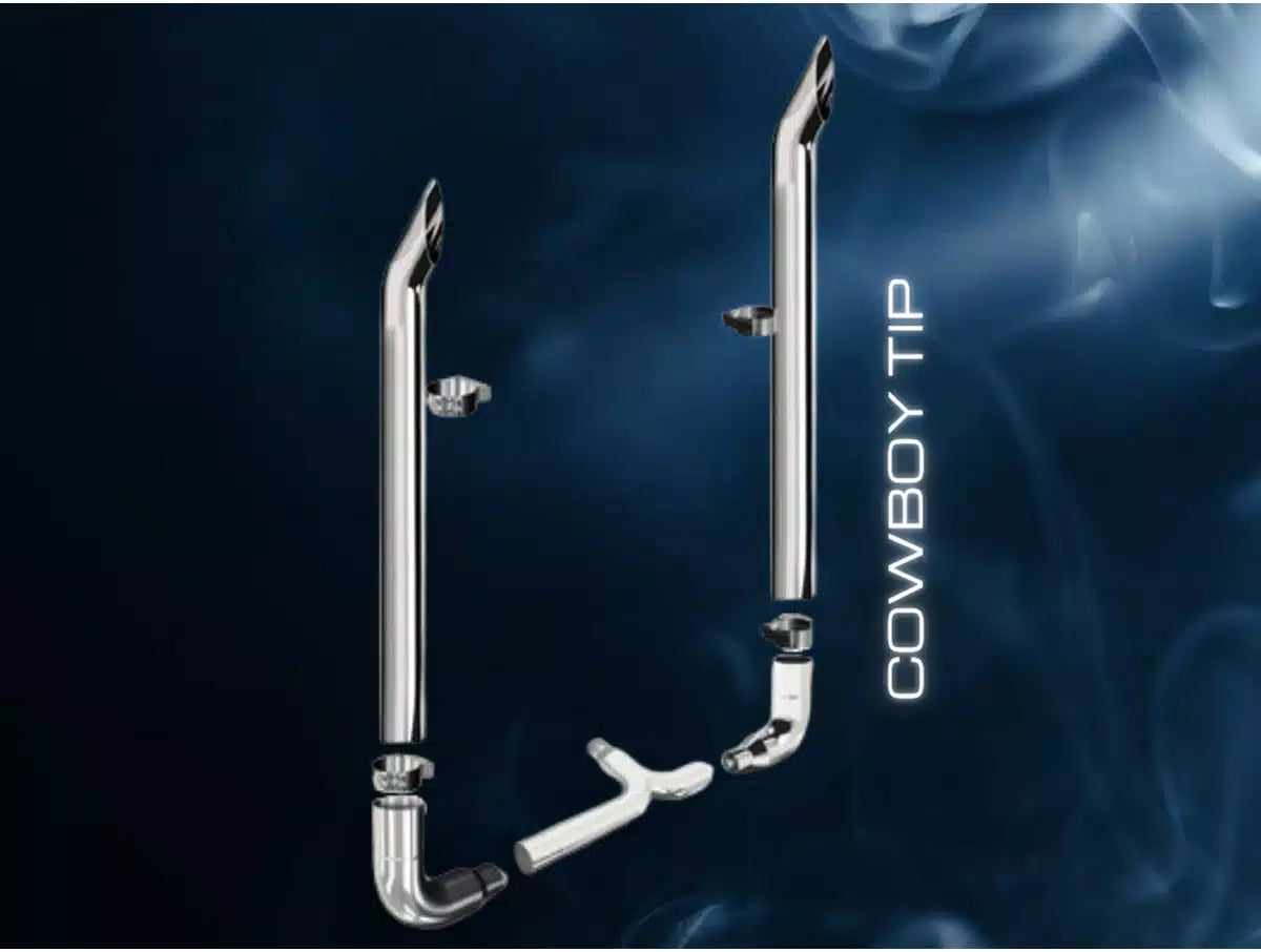 7" X 108" Cowboy Exhaust Kit for Peterbilt