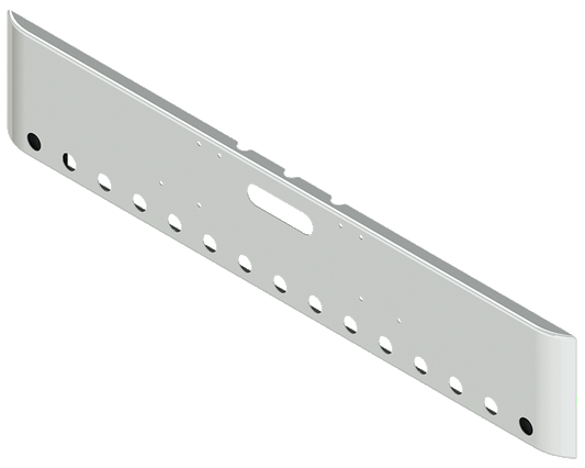 Freightliner 18" Rolled End Mounting Tow (29) 3/4" Light Holes*