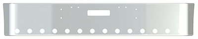 Freightliner FLD SBA 16" Bumper Mounting and Center Tow 25 Round 2" Light Holes*