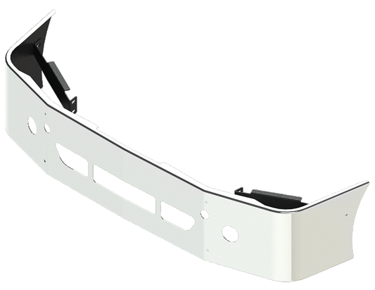 17" Freightliner Century Class/Columbia Set Back Axle Bumper tow/round fog/ step/ bolt