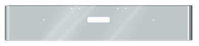 18" Freightliner Classic Rolled End Square Bumper With Tow And Mounting Holes*