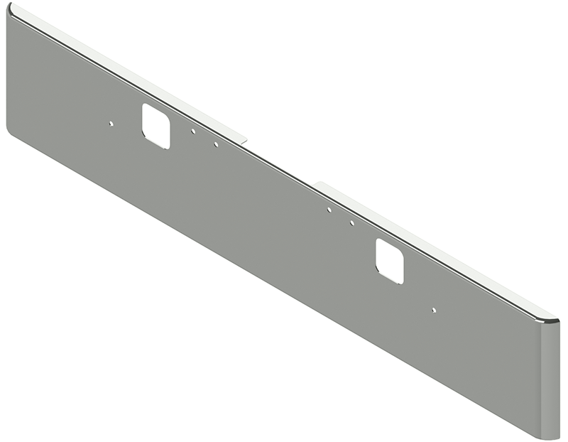 18"  Freightliner Classic 2004 - 2007 With Mounting And Tow Holes Rolled End Square*